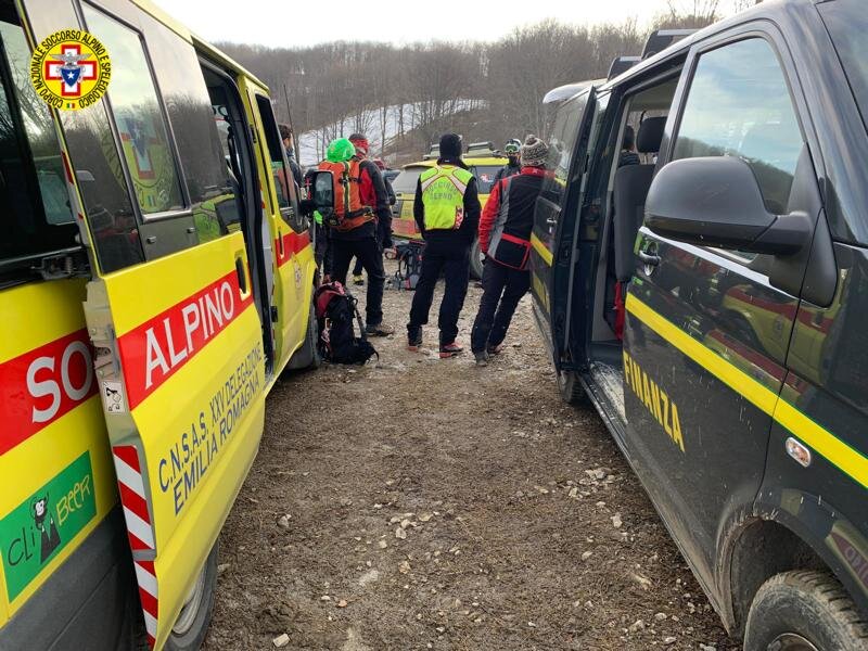 27 febbraio 2021. Monte Caio (PR). Ritrovato il corpo senza vita dello scialpinista in una zona sotto il monte Caio,