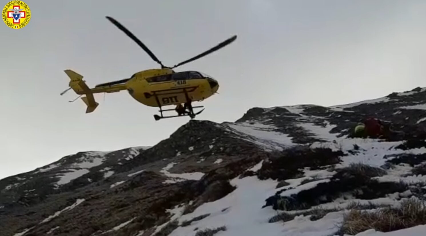 5 marzo 2022. Corno alle Scale (BO). Accusa malore durante escursione.