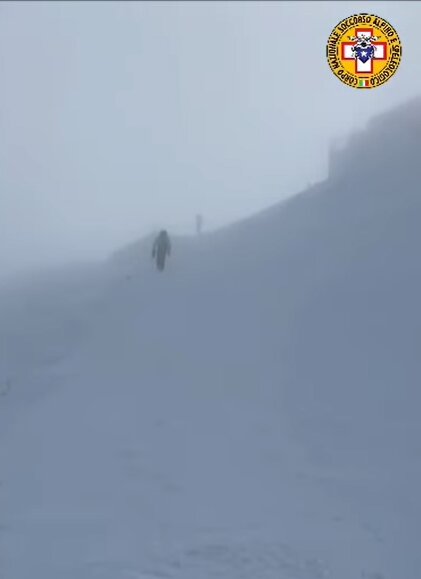 19 gennaio 2025. Monte Cimoncino (MO). Soccorsi escursionisti in difficolt&agrave;.