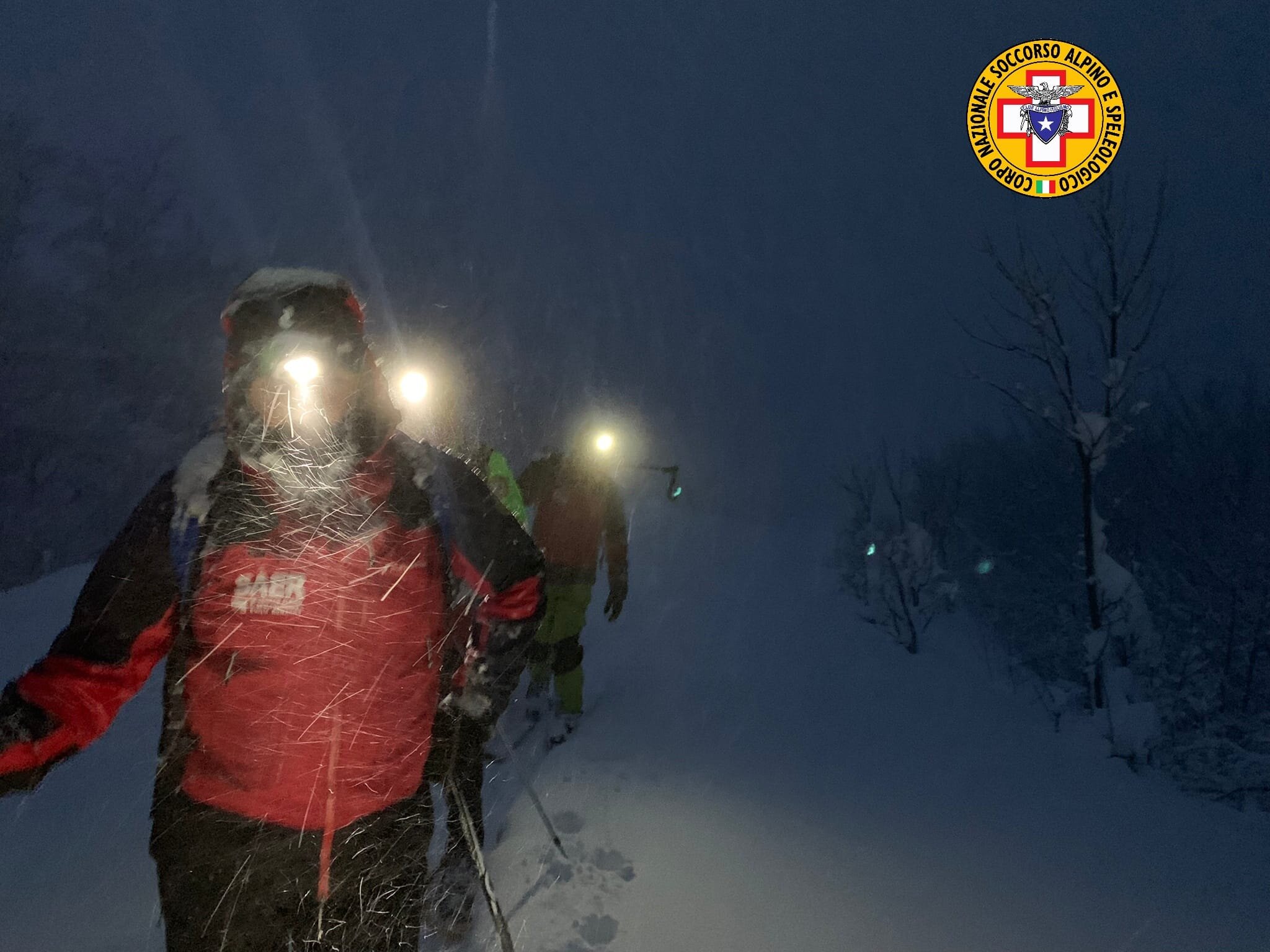 23 gennaio 2023. Monte Lavane. Soccorsi escursionisti in difficolt&agrave;.