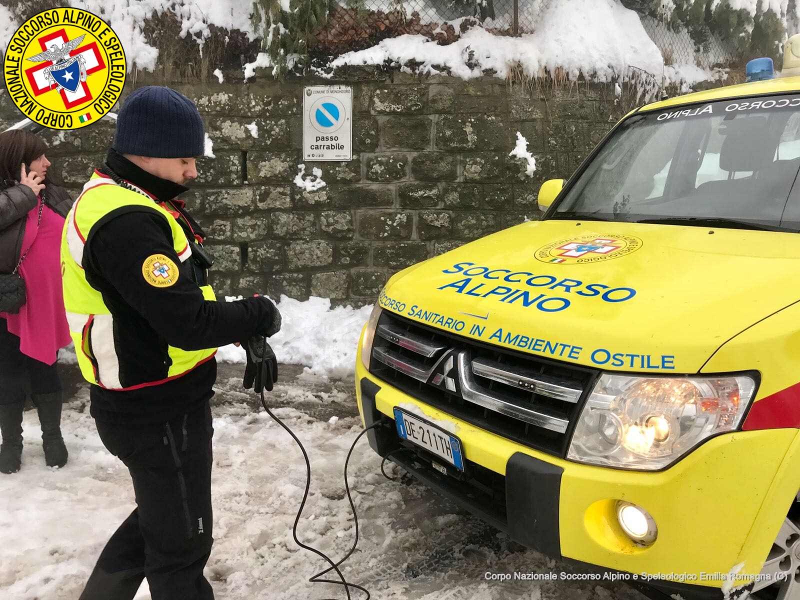 1 Marzo 2018. Riprese intense nevicate in Regione. Persiste lo stato di attenzione da parte del personale SAER.