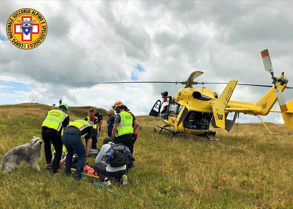 15 agosto 2019. Escursionista soccorsa all'Alpicella delle Radici