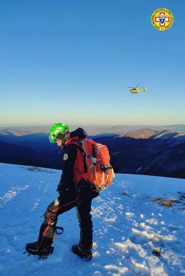 6 gennaio 2023. Appennino Modenese (MO). Due interventi di soccorso per il personale della Stazione Monte Cimone.