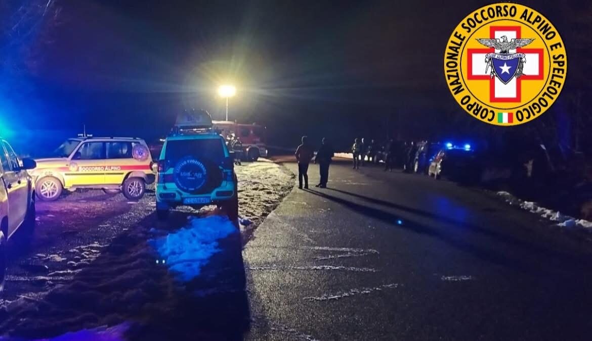 25 gennaio 2026. Perdono il sentiero sul Monte Falco: coppia soccorsa dal Soccorso Alpino