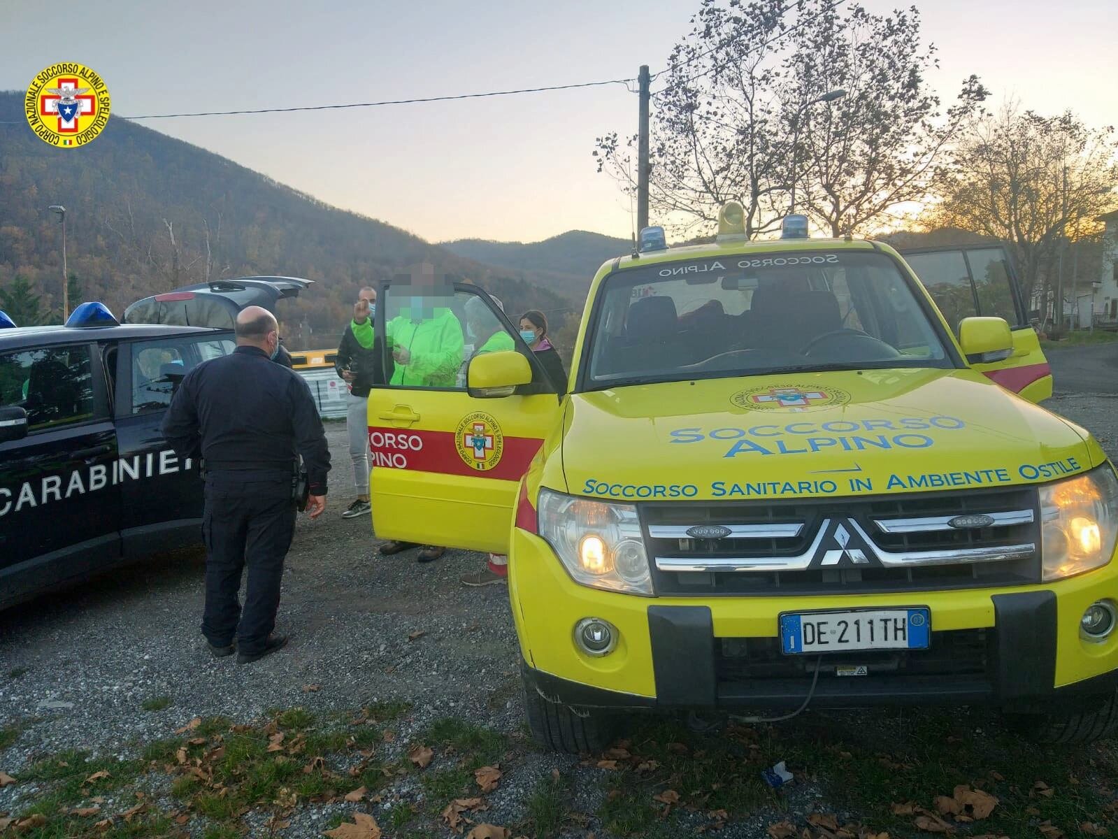 8 novembre 2020. Castiglione dei Pepoli (BO). Perdono l'orientamento durante escursione.