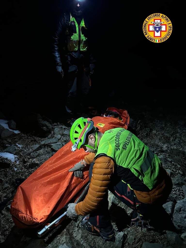 3 dicembre 2023. Prato Spilla (Monchio delle Corti - PR). Soccorse escursioniste in difficolt&agrave;.