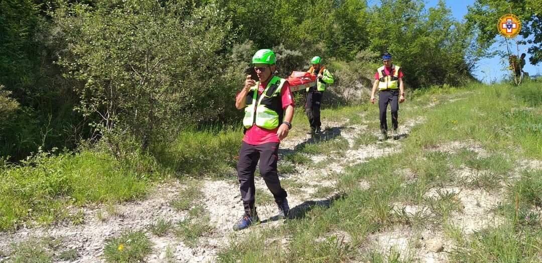 19 giugno 2022. Marzabotto (BO). Cade durante escursione.