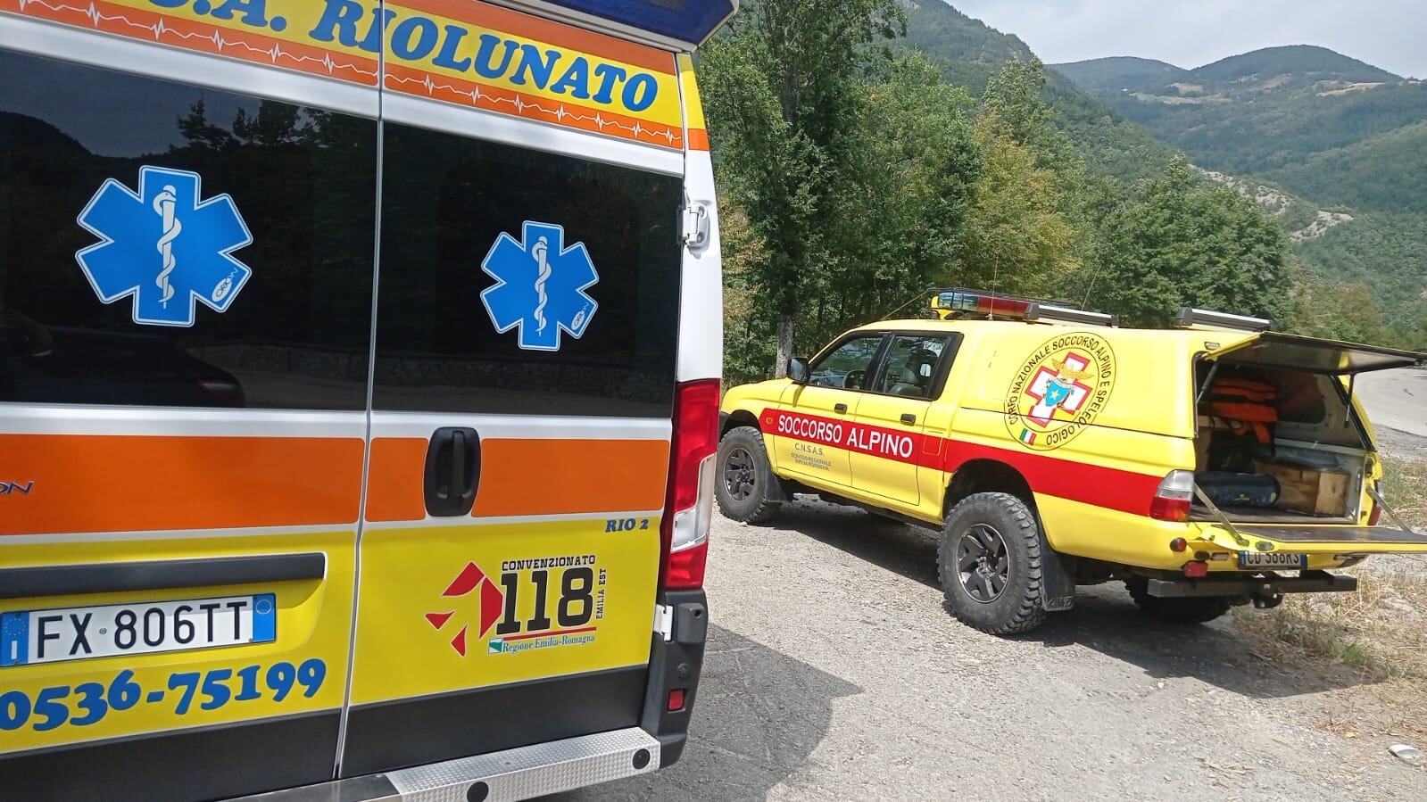 17 settembre 2023. Prato Spilla ( Monchio delle Corti - PR). Soccorsa persona con malore.