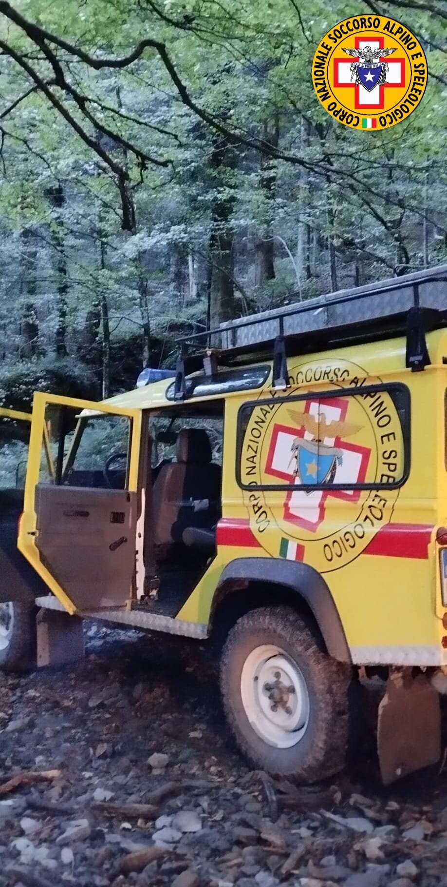 12 novembre 2023. Suzzi (ottone - PC). Soccorsi escursionisti in difficolt&agrave;.