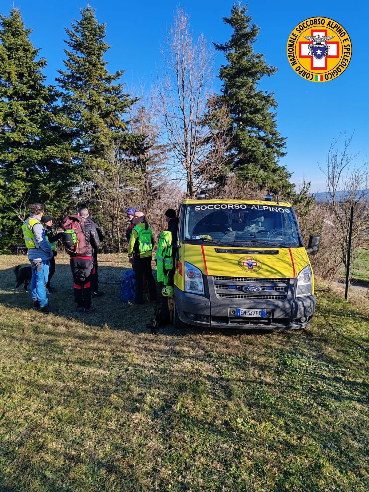 12 gennaio 2025. Sant&rsquo;Andrea Bagni (PR). Ritrovato l&rsquo;uomo disperso da questa mattina.