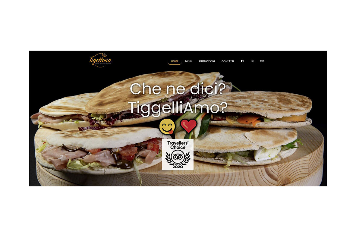 ONLINE IL NUOVO MENU' TIGELLONA BOLOGNA CON LE MIE FOTO