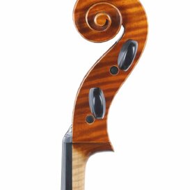 Cello da studio, testa lato cantini.