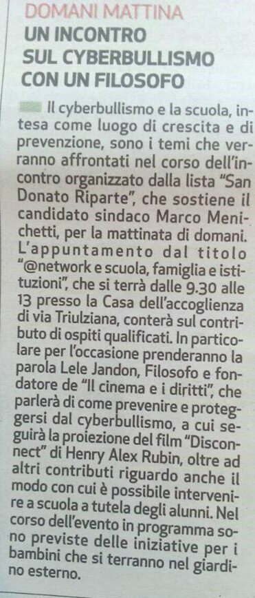 cyberbullismospecialecinetalk