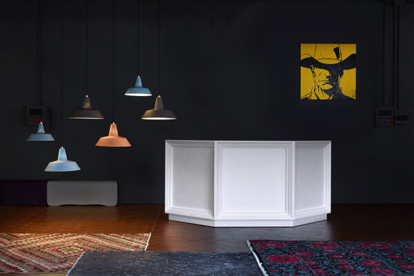 complementi d'arredo MyYour bancone bar / reception / cassa - bianco illuminabile - fianchi richiudibili - da interno / esterno complementi d'arredo MyYour bancone bar / reception / cassa - bianco illuminabile - fianchi richiudibili - da interno / esterno