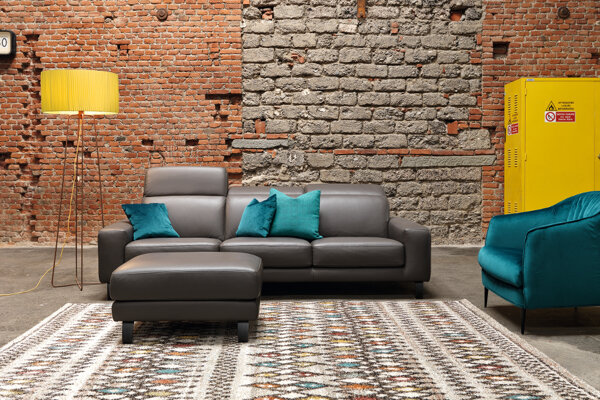 divano Rosini divano moderno - colore beige - sfoderabile