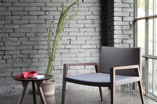 poltroncina Rossetto poltroncina per soggiorno moderno - noce