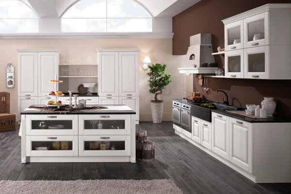 cucina Spar cucina classica - colore bianco perla