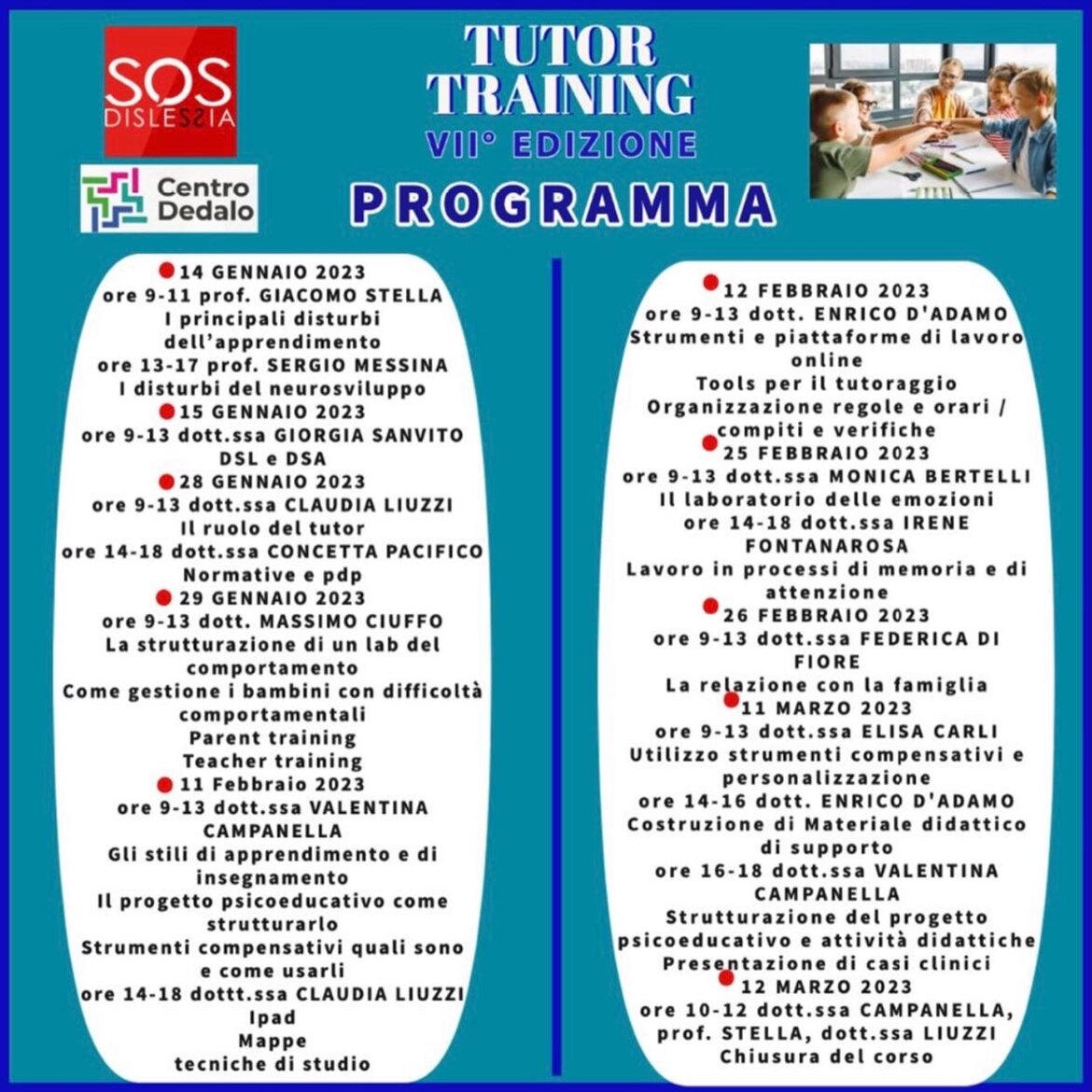 corso tutor training