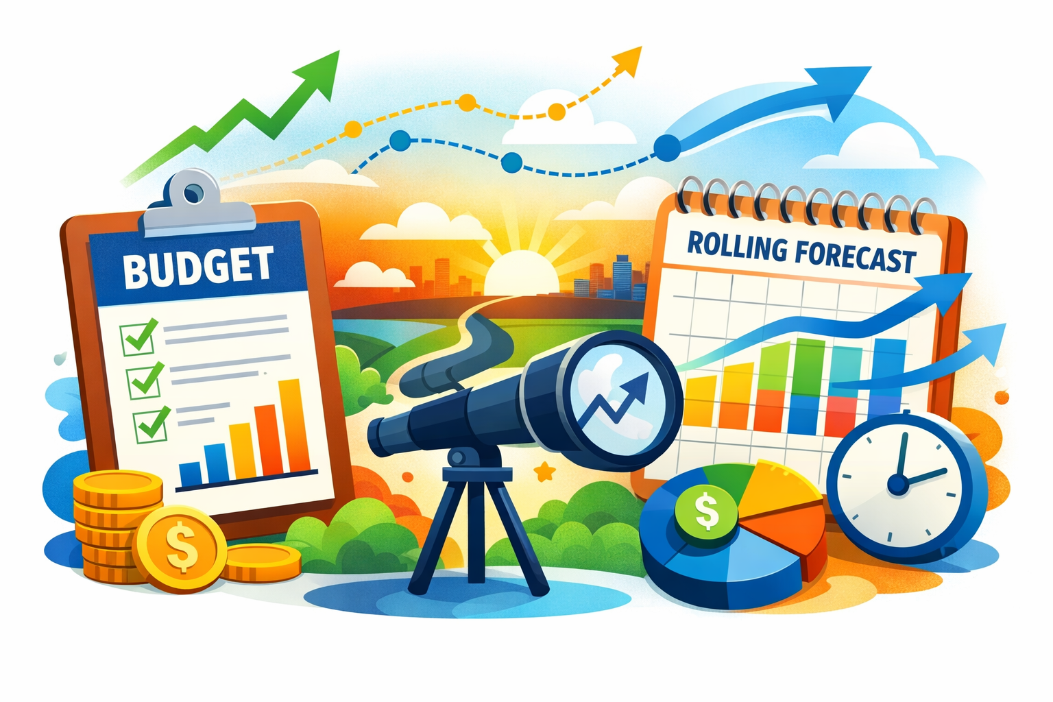 Budget, forecast e rolling forecast non sono sinonimi. E confonderli costa caro Budget, forecast e rolling forecast non sono sinonimi. E confonderli costa caro