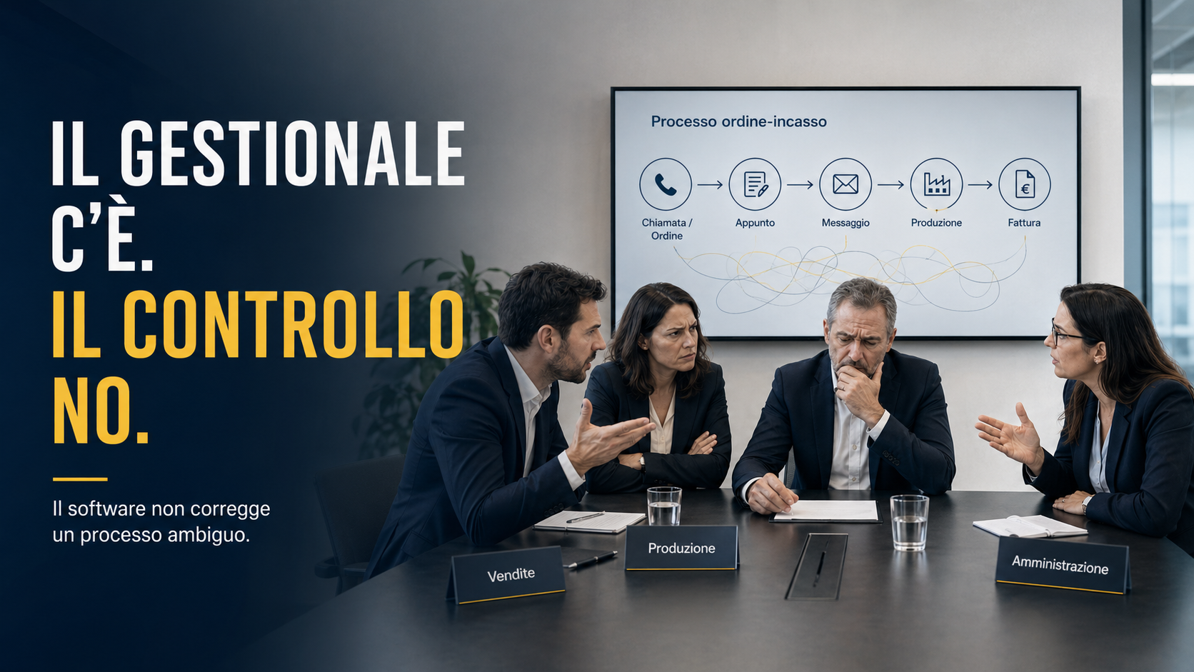 Digitalizzare il controllo non significa comprare un gestionale