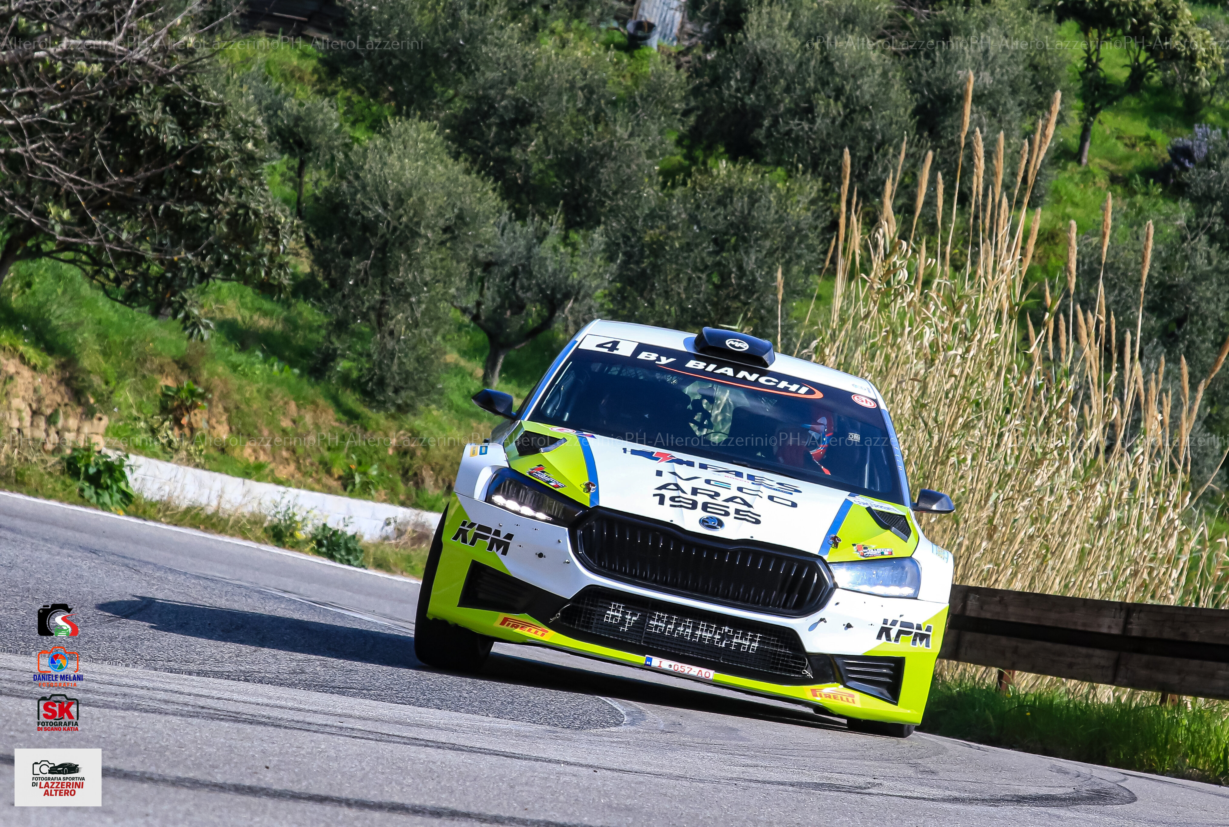 Rally Montecatini Terme e Valdinievole Marcello Razzini, Gianmaria Marcomini, alla guida di una &Scaron;koda Fabia RS Rally2.