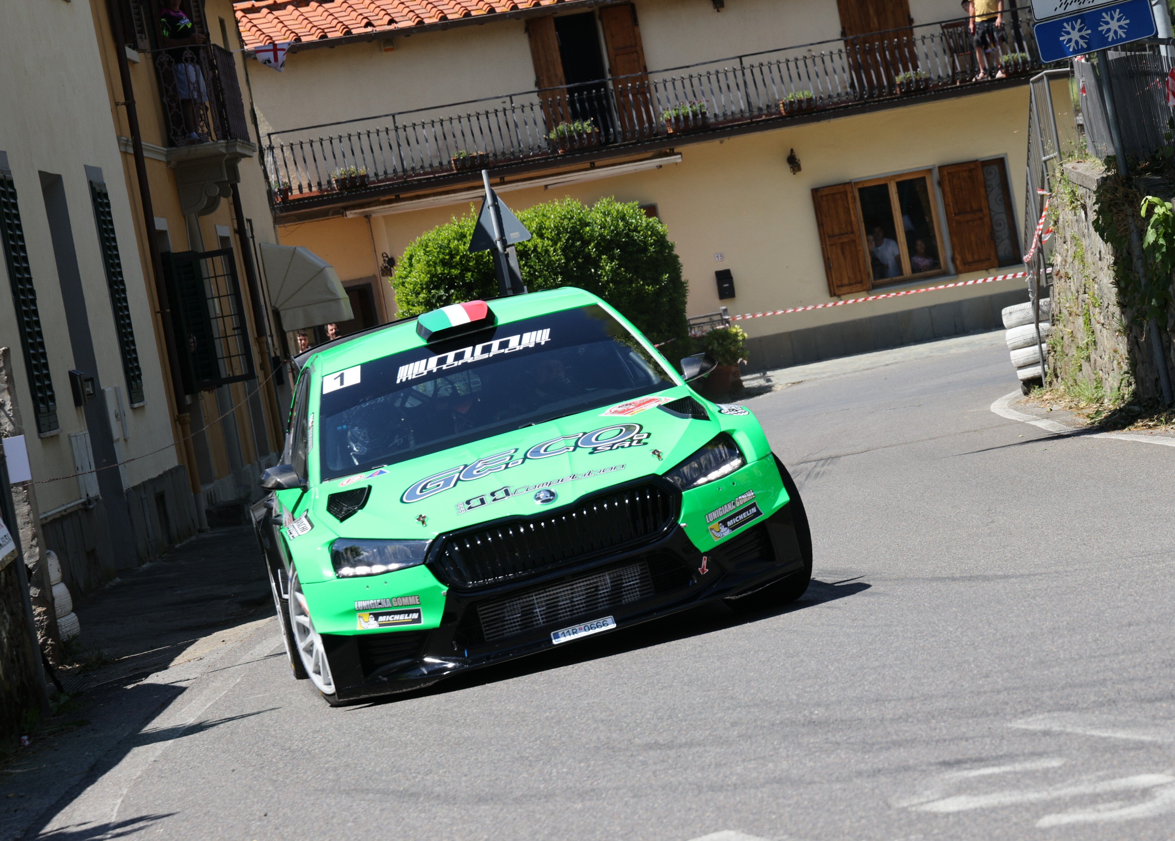 Rally di Reggello 2026 Vincono Claudio Arz&agrave;-Massimo Moriconi, su Skoda Fabia RS Rally2.