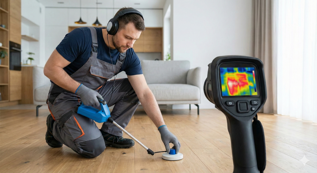 ricerca perdite e infliltrazioni 