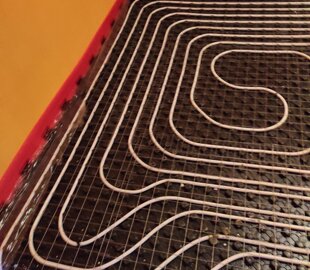 impianto riscaldamento , radiante a pavimento