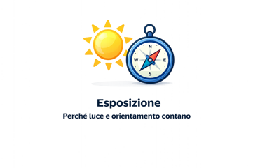 Esposizione della casa e orientamento solare nella valutazione immobiliare