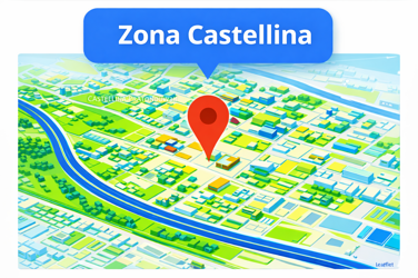 Mappa illustrata della zona Castellina a Prato per la valutazione immobiliare Mappa illustrata della zona Castellina a Prato per la valutazione immobiliare