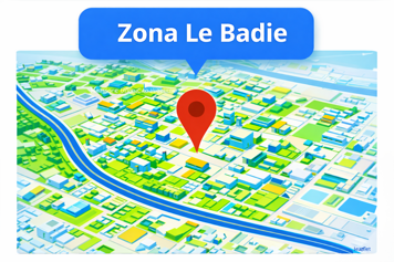 Mappa della zona Le Badie a Prato per valutazioni immobiliari