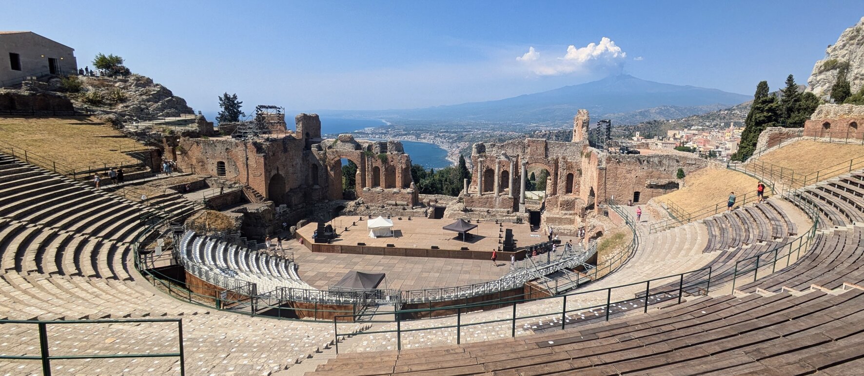 Greek-Roman Theatre in Taormina Greek-Roman Theatre in Taormina