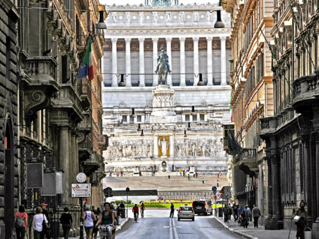 Piazza venezia - Via del Corso
