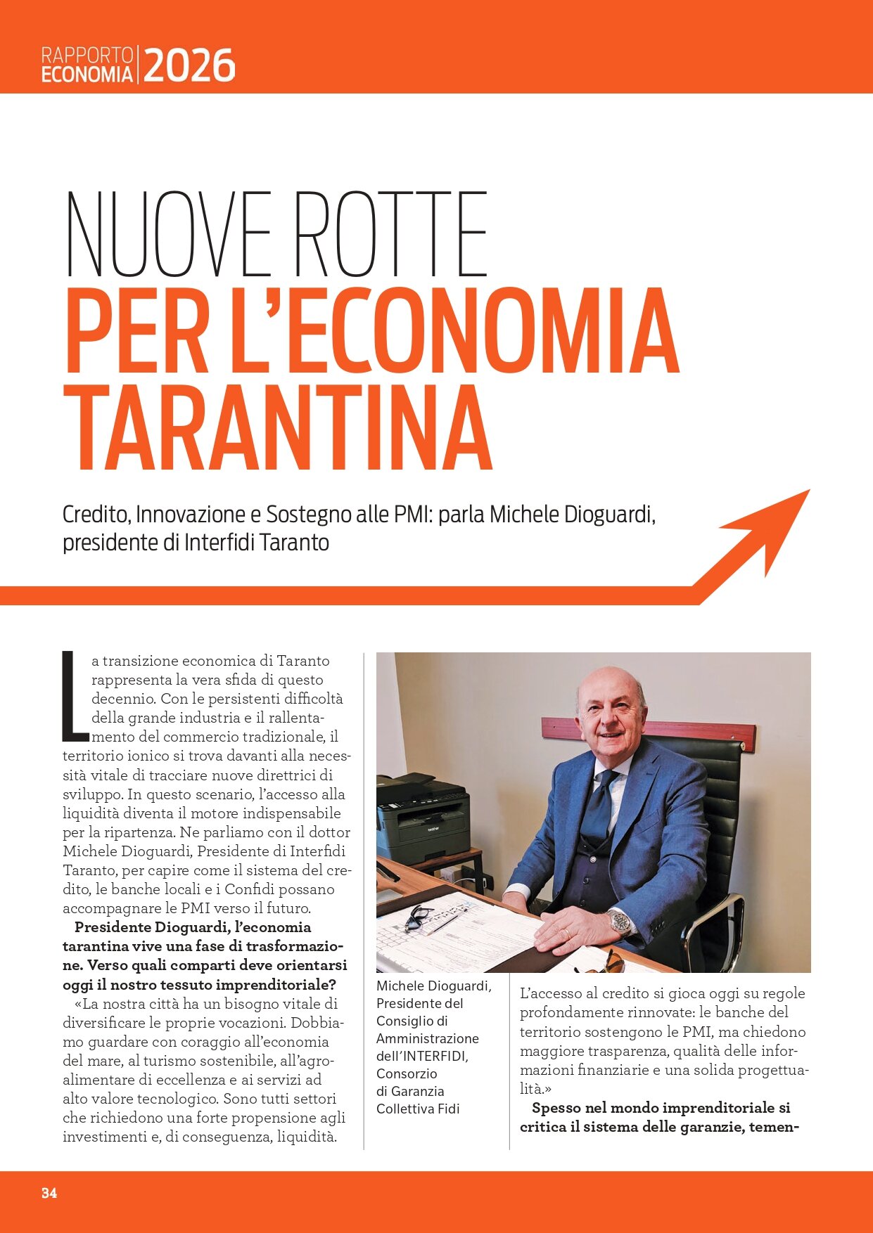 NUOVE ROTTE PER L'ECONOMIA TARANTINA NUOVE ROTTE PER L'ECONOMIA TARANTINA