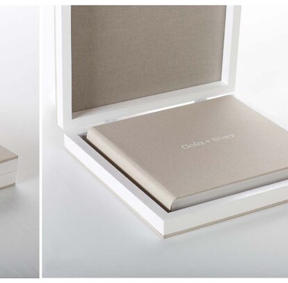 Suite Album fine art, libro o tradizionale Copertina tessuto di cotone, cofanetto legno e cotone