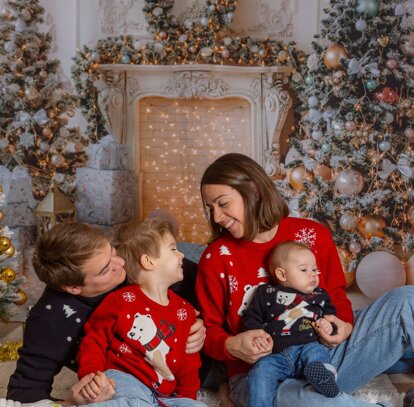 sessioni fotografiche natalizie famiglia
