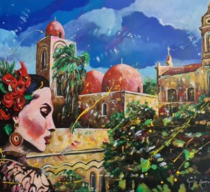 Eden Rouge acr. cm 120x100 anno 2022