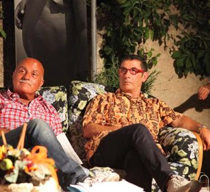 con il poeta Pippo Puma Presentazione Emozione Africa a Casa Giara a Marina di Modica