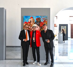 Arte Expo and Fashion Pal. Moncada Caltanissetta con il Direttore Alessandro Costanza e il pittore Filippo Lo Iacono