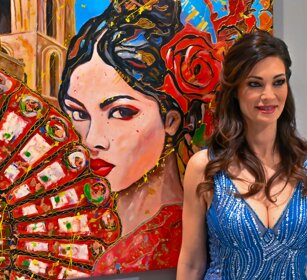 L'attrice Manuela Arcuri