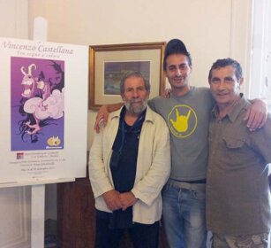 Palazzo Grimaldi Modica 2013 con Salvatore Fratantonio e Vincenzo Castellana