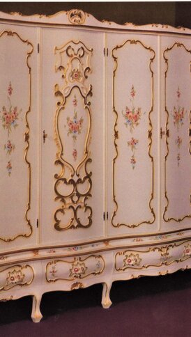 ARMADIO PERLA Armadio 5/A L315xP75xH250. Opzioni armadio 2/A+3/A+4/A