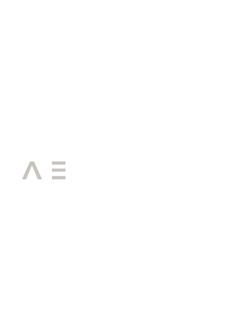 logo aetheria - bianco - sfondo trasparente