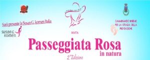 Passeggiata Rosa in natura
