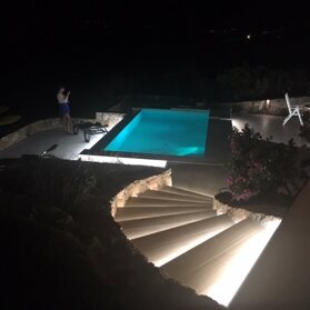ScalaKrea con illuminazione led integrata Ristrutturazione Punta Molara ScalaKrea con illuminazione led integrata Ristrutturazione Punta Molara