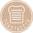 logo toastaccio marrone