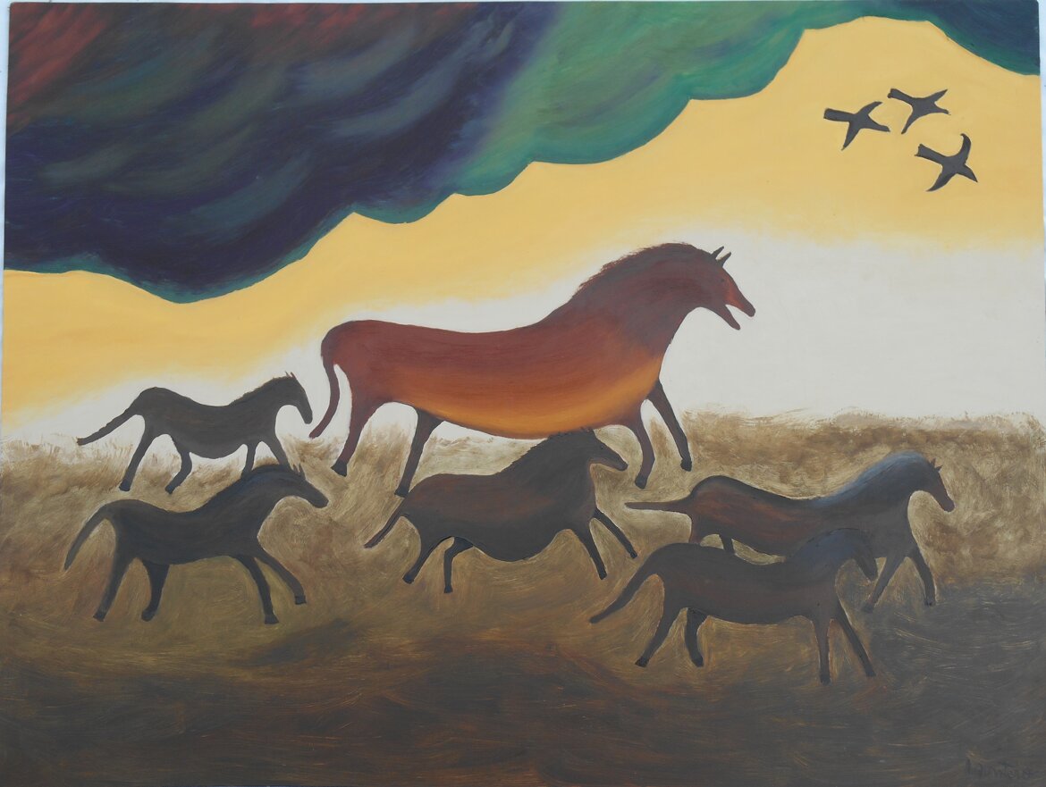 Oil on aluminium, 92 � 62.9 cm, 2017