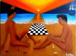game-at-sunset