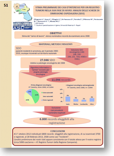  Stima preliminare dei casi d?interesse per un Registro tumori ...