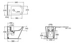azzurra-forma-vaso-senza-brida-e-bidet-con-sedile-rallentato